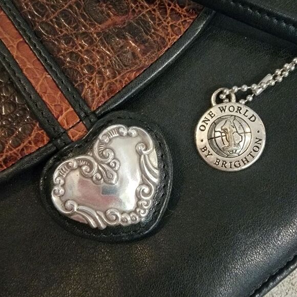 #Vintage #Genuine One World #Brighton Crossbody Purse Bag - Picture 5 of 15